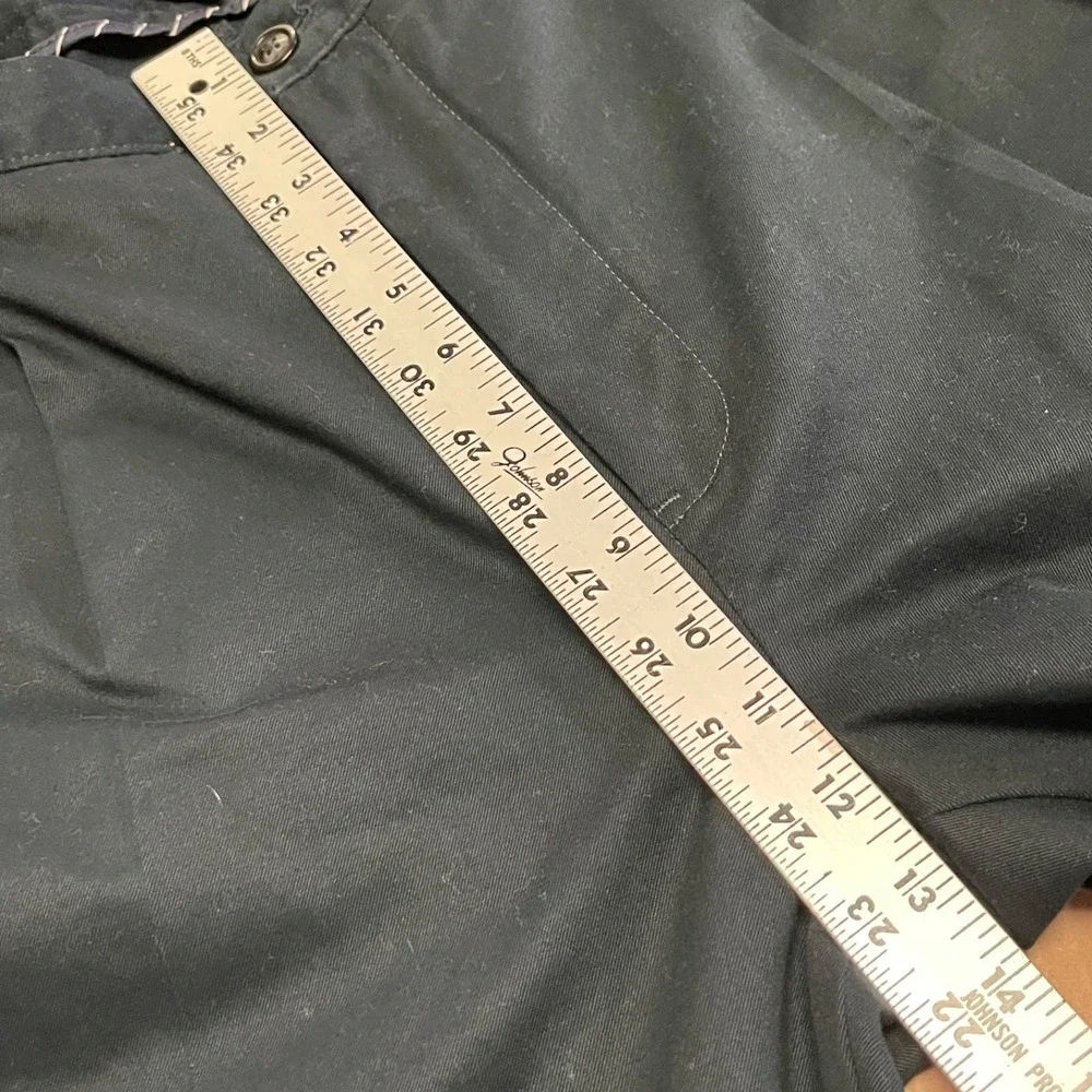 Nautica Men's Lot of 2 Chinos Black‎ & Putty 36x30 Pleated & Flat Front Cotton